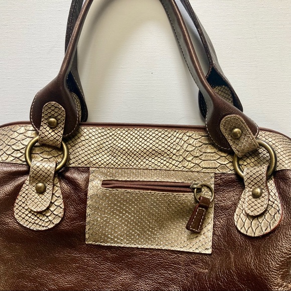 PULICATI. Fine Italian leather, extra large bag. - Picture 16 of 16